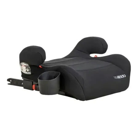 Kiddo Assento Elevação Drc Fika E Isofix Booster Cadeirinha Cor Preto Liso