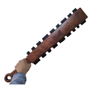 Macuahuitl Espada Azteca Elaborada De Plastico Largo 80 Cm Macuahuitl Espada Azteca Elaborada De Plastico Largo 80 Cm