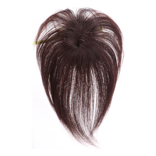 Aplique De Franja Natural Com Clipe Castanho Escuro 17cm Aplique De Franja Natural Com Clipe Castanho Escuro 17cm
