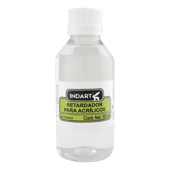 Retardador De Secado Acrilicos Indart 125 Ml Arte Color Traslúcido
