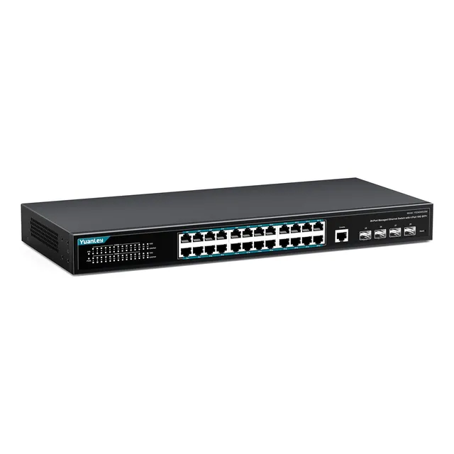 Switch Gestionado Gigabit Yuanley De 28 Puertos - Alto Rendi
