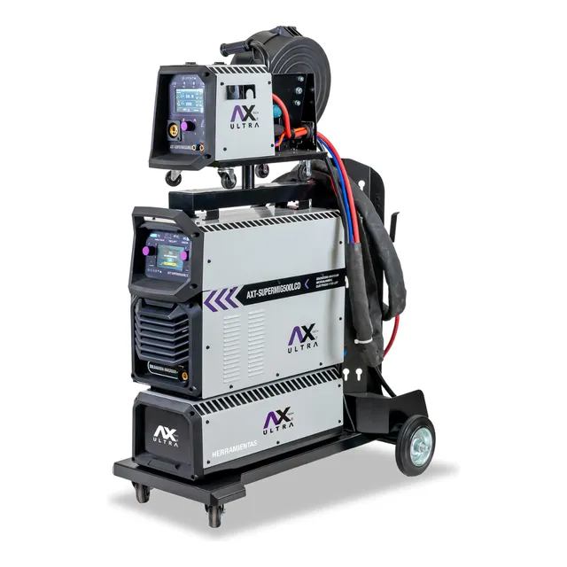 Soldadora Mig/mag 500a Industrial Axtech Axt-supermig500lcd