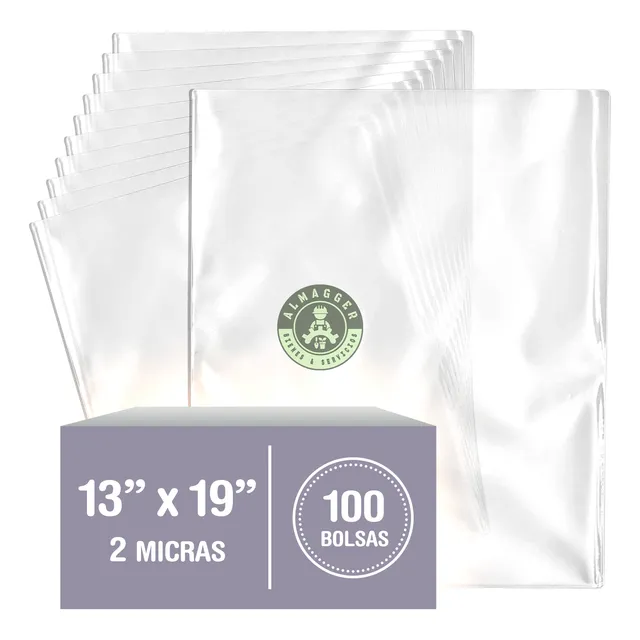 Bolsa De Plástico Sellable 13x19 PuLG - 2 Micras (x 100 Und)
