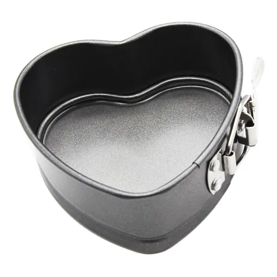 Li Molde For Hornear Con Base Desmontable For Corazón Negro