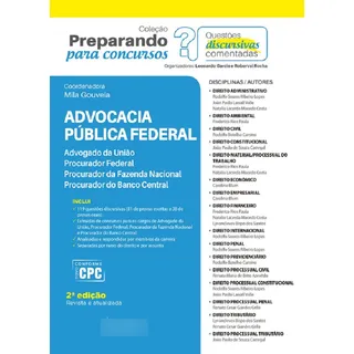 Preparando Para Concursos - QuestĂ”es Discursivas Comentadas - Advocacia PĂșblica Federal - 2 Edicao 2017 Juspodivm Preparando Para Concursos - QuestĂ”es Discursivas Comentadas - Advocacia PĂșblica Federal - 2 Edicao 2017 Juspodivm