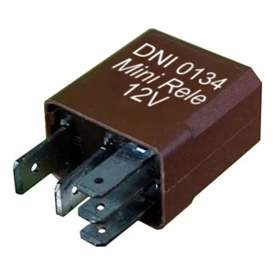Mini Rele Auxiliar Reversor C/ Resistor Ferrari- 12v 5 Term.