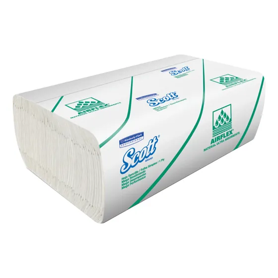 Scott® Airflex Mega Servilleta, Intercalada, 200 H Paq, 15