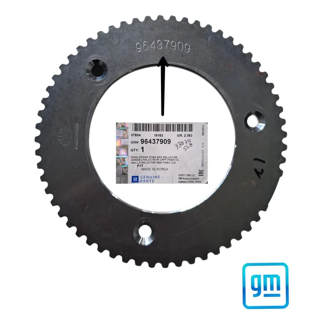 Aro Lector Sensor Cigüeñal Ckp Aveo Optra Desing Original Gm