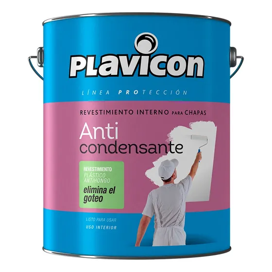 Plavicon Pintura Anticondensante Impermeabilizante Chapa Plavicon 4l