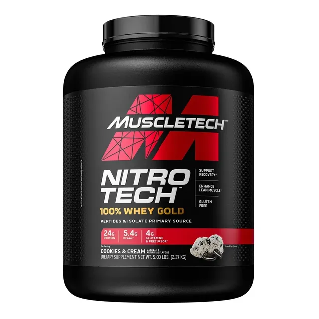 Proteina Nitro Tech Whey Gold Muscletech 5 Lbs Nitro Tech