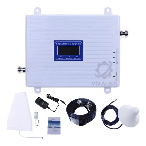 Kit De Repetidor De Señal De Celular De 3 Bandas