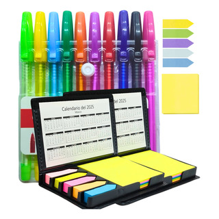 2 Estuches De Notas Adhesivas Post-it's + Plumas De Regalo 2 Estuches De Notas Adhesivas Post-it's + Plumas De Regalo