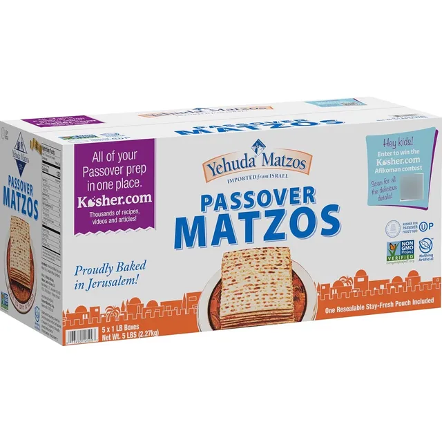 5 Paquetes De Matzos Passover 00022209 Yehuda