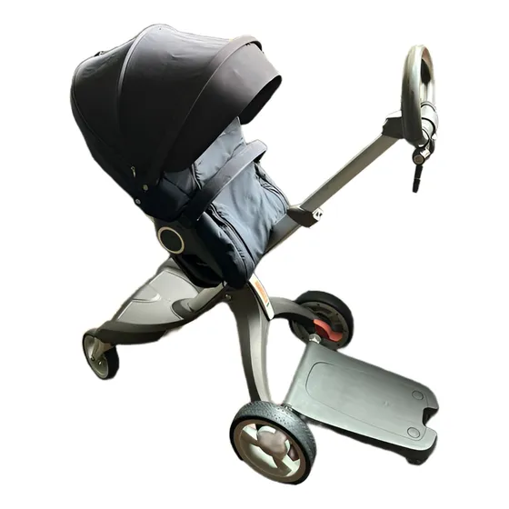 Carrinho De Bebe Stokke Splory X + Prancha P/ Irmão E Moisés
