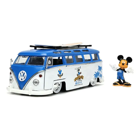 Autobús Volkswagen Jada Escala 1:24 1962  Figura De Mickey