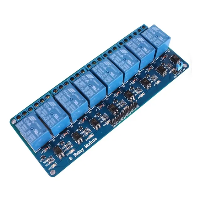 Mgsystem Modulo Rele Relay 5v Optoacoplador 8 Canals Arduino