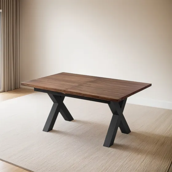 Mesa De Comedor Extensible 160cm Estilo Moderno Atoyac