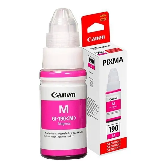 Botella Tinta Canon Gi-190 Magenta. 70 Ml Amv