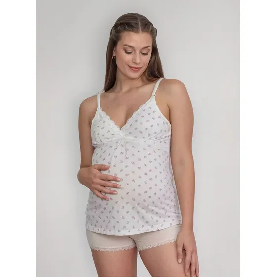 Camiseta Maternal Pijama Lactancia Embarazo Wassarette