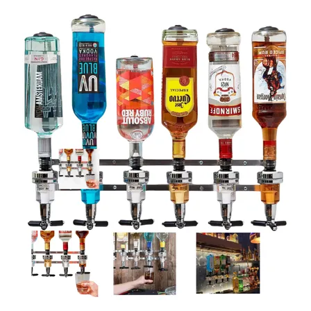 Dosador De Bebidas Dispenser De Parede 6 Garrafas - 45ml