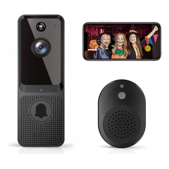 Timbre Inteligente Wifi Con Intercomunicador, Graba En Nube