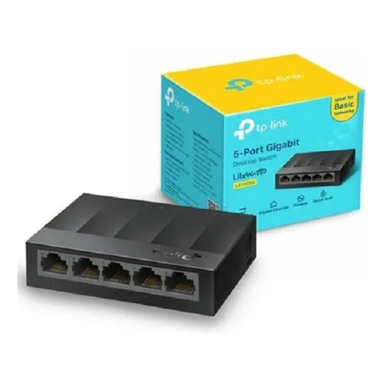 Switch Tp-link  Ls1005g 5 Ptos 10/100mbps Desk  Rj45