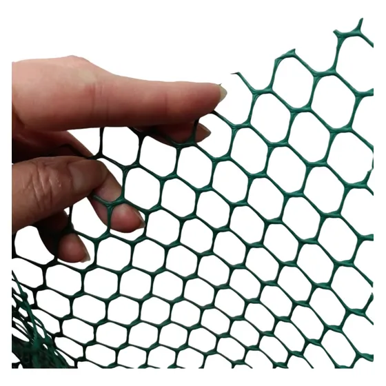 Malla Plástica Tejido Verde 1m X 10m Rombo Chico - Ferrejido