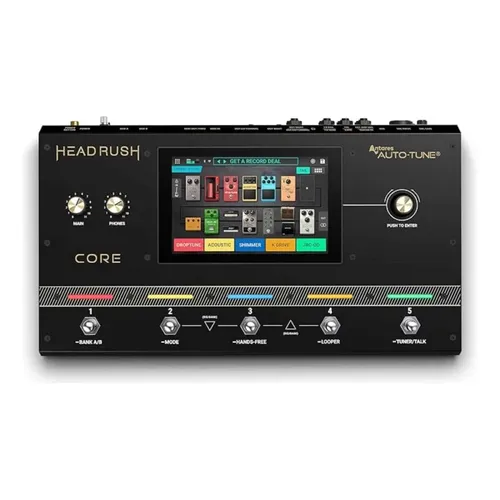 Pedaleira Headrush Looperboard com tela sensível ao toque