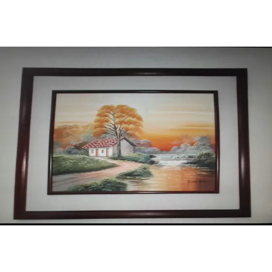 Cuadro Decorativo Paisaje Rural Venezolano