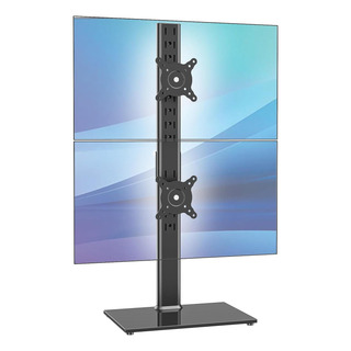 Soporte De Monitor Dual - Pantalla De Pila Vertical El Eleva Soporte De Monitor Dual - Pantalla De Pila Vertical El Eleva