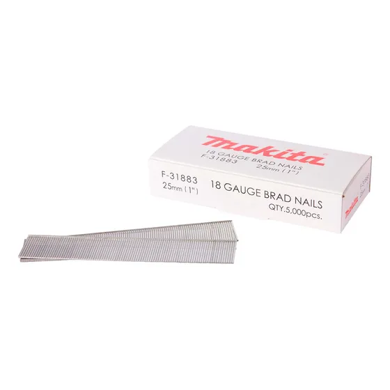 Clavos Puntas F25, Calibre 18 / 5.000 Pzas - Makita