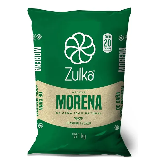 Azucar Morena Zulka 1kg Caña 100% Origen Natural Calidad