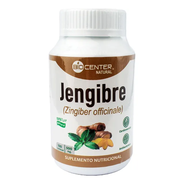 Jengibre (kion)  500 Mgrs X 100 Capsulas