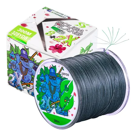 Linha De Pesca Multifilamento 300m Pe 8 Fios Supertração X8