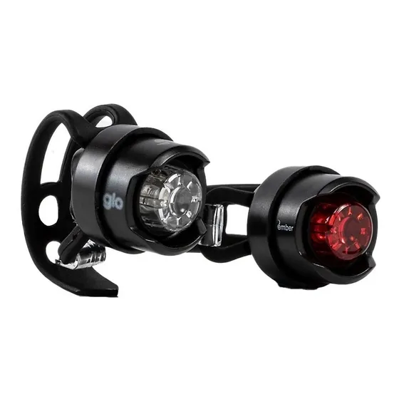 Set de luces Bontrager Glo/Ember, color negro