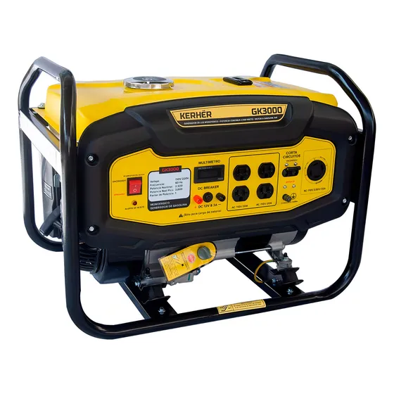 Generador Planta Luz De Gasolina Keher 3000w 7hp 110/220v