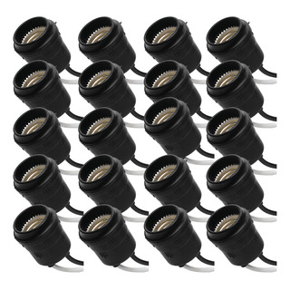 50 Pzs. Socket Portalámparas De Hule Para Intemperie 50 Pzs. Socket Portalámparas De Hule Para Intemperie