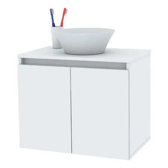 Vanitory Flotante Centro Estant Original Vf6 Blanco