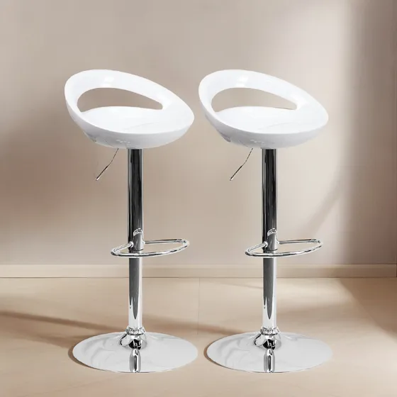 Set X2 Silla Bar Butaco Giratoria Barra Cocina Refchicago 