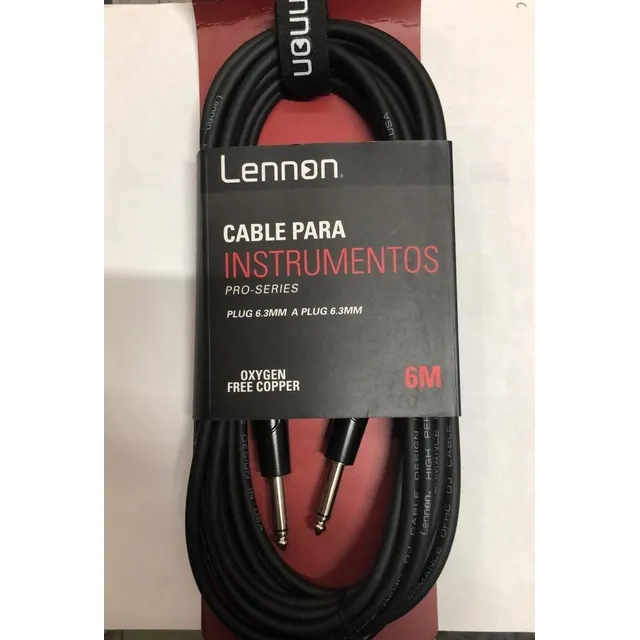 Plug A Plug Cable P/instrumento Lennon Ln-c636