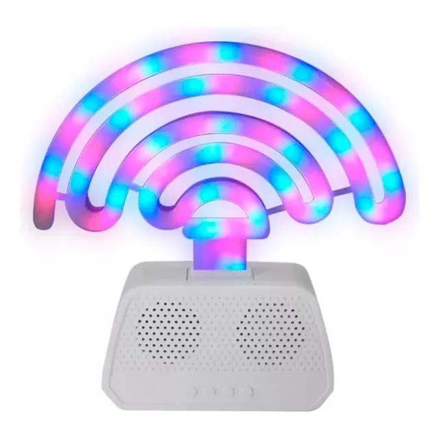 Bocina De Figuras Neon Led Pack 20pz Color Azul
