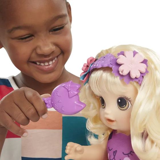 Boneca Baby Alive Snipân Style Baby Cabelo Loiro Com Franja 