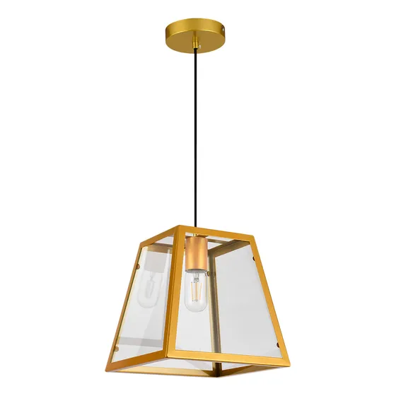 Lámpara Colgante Vanko 1 Luz Dorado