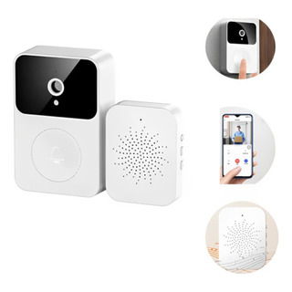 Campainha C/ Câmera Wifi S Fio Inteligente Interfone C Áudio Campainha C/ Câmera Wifi S Fio Inteligente Interfone C Áudio