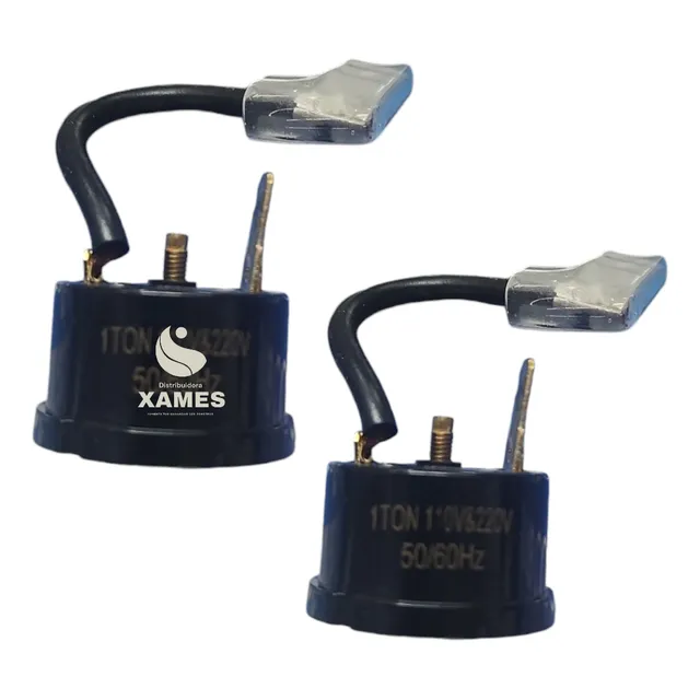 Protector Termico  Klixon Para Compresor 1 Ton 110v/220v 2pz