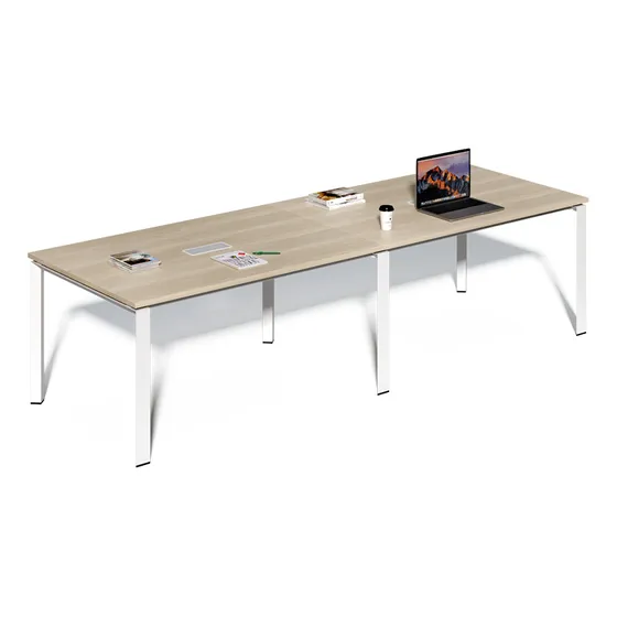 Mesa De Reunion Ex 300x100 Ofix Natura/blanco