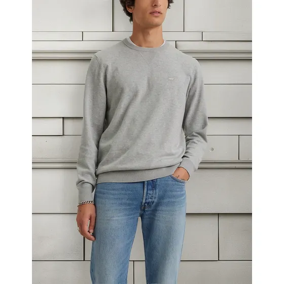 Sweater Hombre Lightweight Hm Sweater Gris Levis A7207-0000