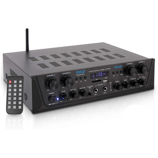 Amplificador Pyle Pta44bt, Inalámbrico, Bluetooth, 500w Amplificador Pyle Pta44bt, Inalámbrico, Bluetooth, 500w