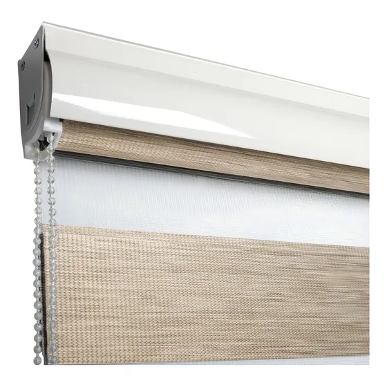 Cortina Roller Duo 200x240 Cm - Marca Volgen Color Beige