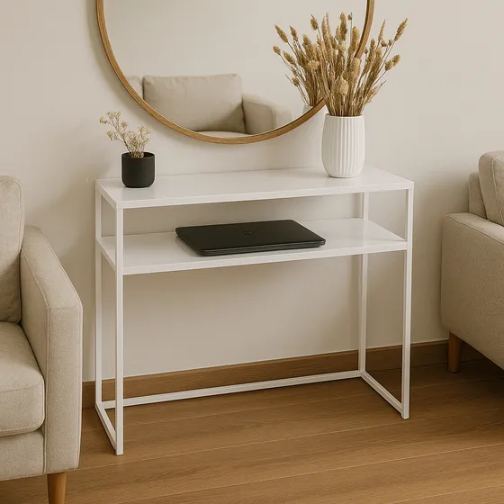 Mesa Entrada Arrime Hierro Apoyo Sillón Entrada